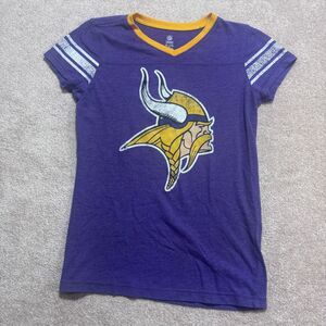 MN Vikings Woman's t shirt, NFL Team Apparel, Size XL